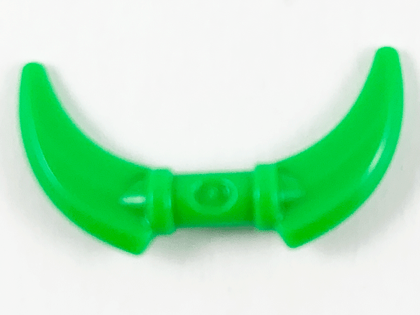 Weapon Scythe / Hook with Double Blades in Bright Green