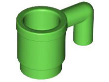 Equipment Cup / Mug [Plain] in Bright Green