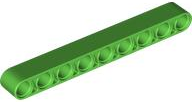 Technic Beam 1 x 9 Thick in Bright Green
