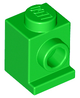 Brick Special 1 x 1 with Headlight in Bright Green