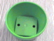 Duplo Ball Tube Base / Dish in Bright Green