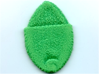 Belville, Sleeping Bag / Baby Pouch, Fairyland Ellipse in Bright Green