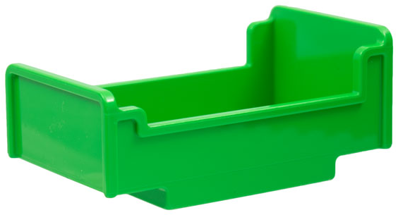 Duplo Bed 3 x 5 x 1 2/3 in Bright Green