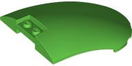 Windscreen 6 x 8 x 2 Curved in Bright Green