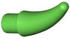 Animal Body Part, Barb / Claw / Tooth / Talon / Horn, Small in Bright Green