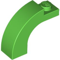 Brick Arch 1 x 3 x 2 Curved Top in Bright Green