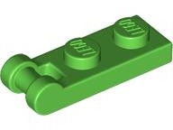 Plate Special 1 x 2 with Handle on End [Closed Ends] in Bright Green