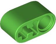 Technic Beam 1 x 2 Thick with Pin Hole and Axle Hole in Bright Green