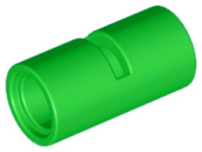 Technic Pin Connector Round [Slotted] in Bright Green