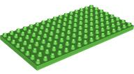 Duplo Plate 8 x 16 in Bright Green