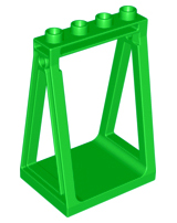 Duplo Swing Frame in Bright Green