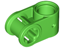 Technic Axle and Pin Connector Perpendicular in Bright Green