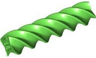 Technic Worm Gear 6M with Axle Hole in Bright Green