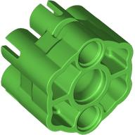 Launcher, Weapon Rapid Shooter Six Barrel, 2 Fingers in Bright Green
