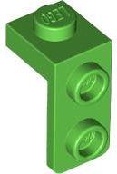 Bracket 1 x 1 - 1 x 2 in Bright Green