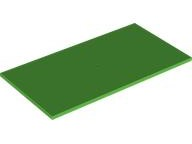 Tile 8 x 16 with Bottom Tubes in Bright Green