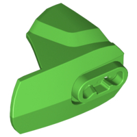 Large Figure Limb Cover, Size 4, Armor with Ball Joint Socket in Bright Green