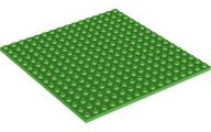 Plate 16 x 16 in Bright Green