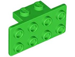 Bracket 1 x 2 - 2 x 4 in Bright Green