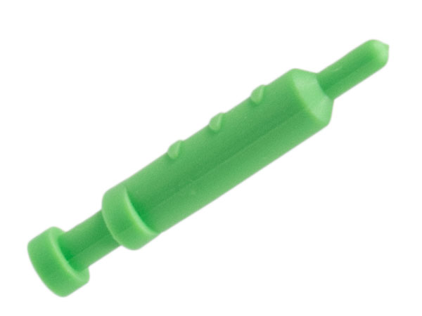 Belville, Equipment, Syringe in Medium Green