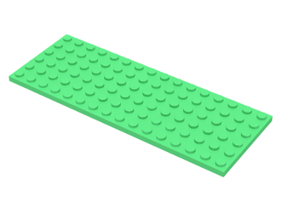 Plate 6 x 16 in Medium Green