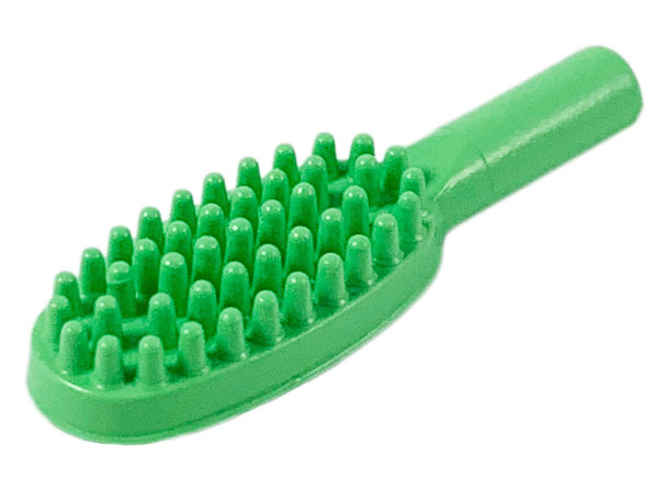 Equipment Hairbrush Short Handle [10mm] in Medium Green