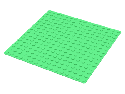 Baseplate 16 x 16 in Medium Green