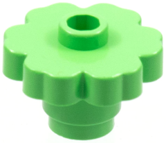 Plant, Flower 2 x 2 - Round [Open Stud] in Medium Green