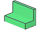 Panel 1 x 2 x 1 [Square Corners] in Medium Green