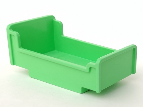 Duplo Bed 3 x 5 x 1 2/3 in Medium Green