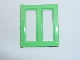 Duplo Door / Window Pane 1 x 3 x 4 in Medium Green