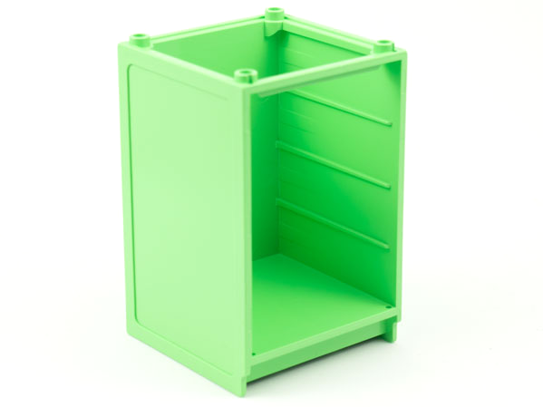 Scala, Cupboard / Dresser 6 x 6 x 7 2/3 without Top in Medium Green