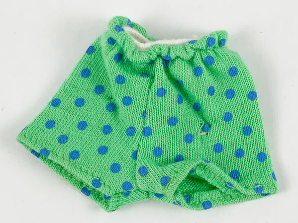 Scala, Underwear / Boxer Shorts with Blue Dots Print in Medium Green