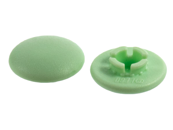 Clikits Icon, Round 2 x 2 Small Thin with Pin in Light Green
