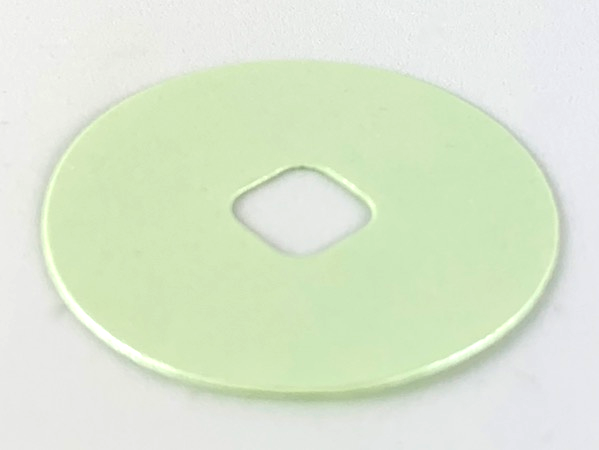 Clikits Icon Accent, Circle 3 7/8 x 3 7/8 in Light Green