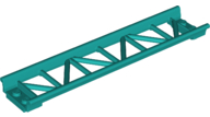 Vehicle Track, Roller Coaster Straight 16L in Dark Turquoise