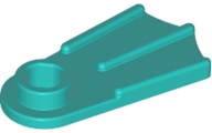 Minifig Footwear Flipper [Thick] in Dark Turquoise
