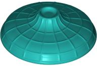 Hat Conical Asian with Raised Center in Dark Turquoise