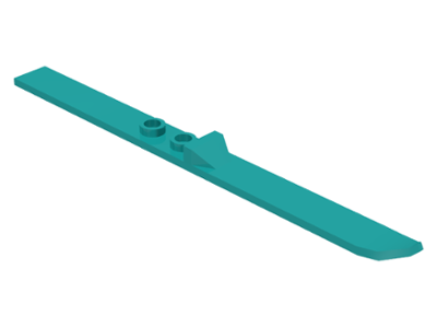 Technic Figure Ski in Dark Turquoise
