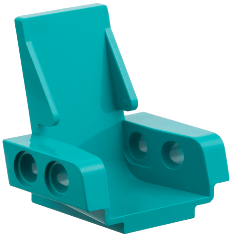 Technic Seat / Chair [3 x 2 Base] in Dark Turquoise