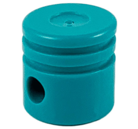 Technic Engine Piston Round in Dark Turquoise