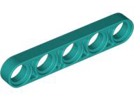 Technic Beam 1 x 5 Thin in Dark Turquoise