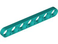 Technic Beam 1 x 7 Thin in Dark Turquoise