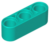 Technic Beam 1 x 3 Thick in Dark Turquoise
