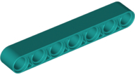 Technic Beam 1 x 7 Thick in Dark Turquoise