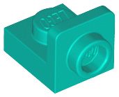 Bracket 1 x 1 - 1 x 1 Inverted in Dark Turquoise