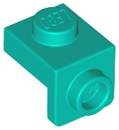 Bracket 1 x 1 - 1 x 1 in Dark Turquoise