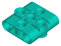Technic Connector Beam 3 x 3 in Dark Turquoise