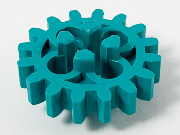 Technic Gear 16 Tooth with Round Holes [Old Style] in Dark Turquoise