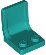Seat / Chair 2 x 2 in Dark Turquoise